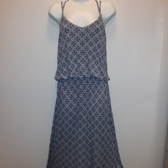 Papernoon Dress "Wendilyn" * GUC * Navy & White * XL * Soft like a tee * Strappy - Picture 1 of 7